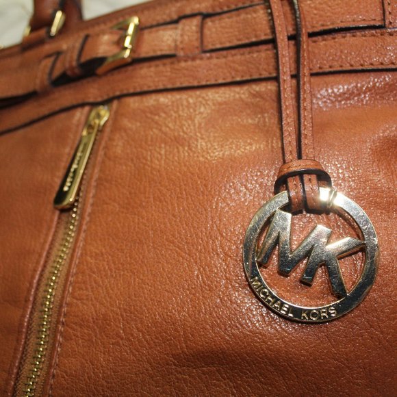 Michael Kors Brown Leather Bucket Bag - Picture 5 of 5